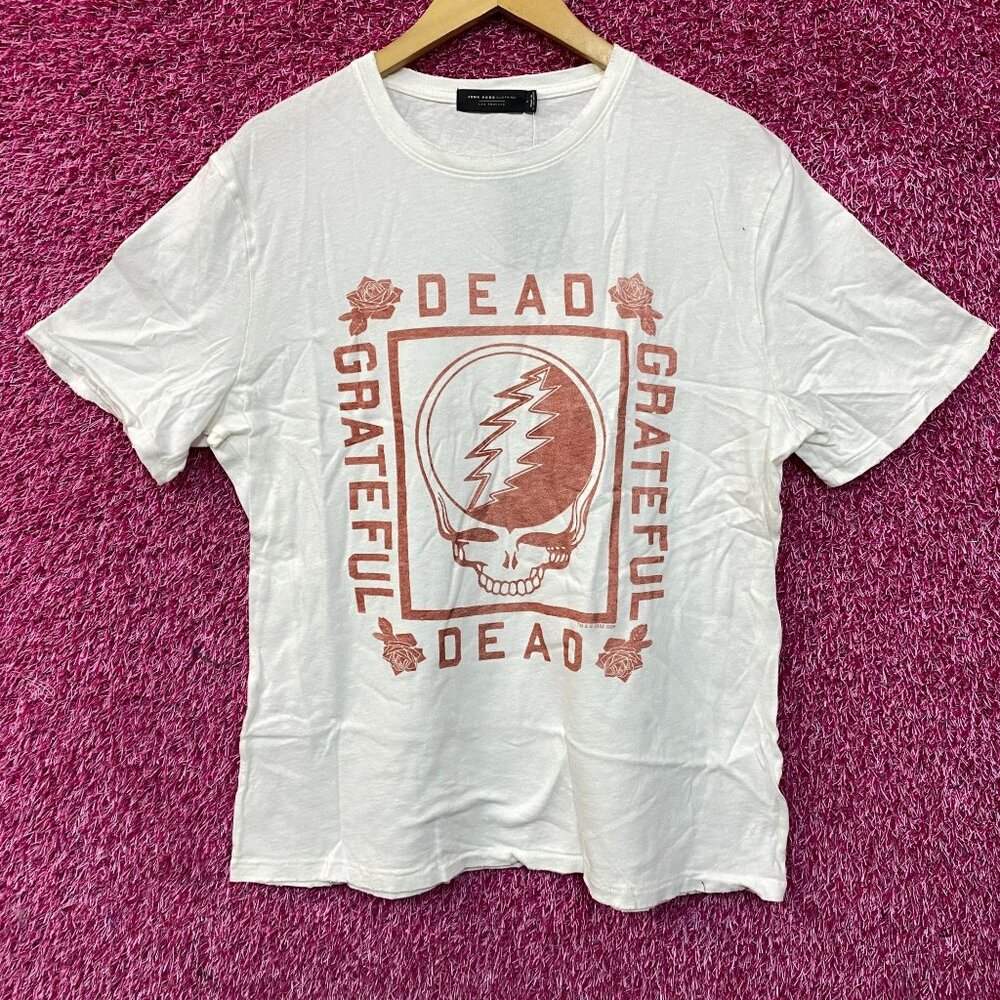 Junk Food Grateful Dead "Steal Your Face" Rock Band Graphic T-Shirt Large